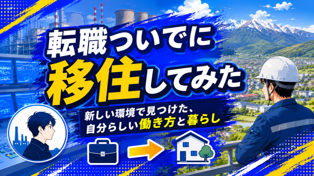 転職ついでに移住してみた 住みたい土地へ職ごと移住した体験記のアイキャッチ