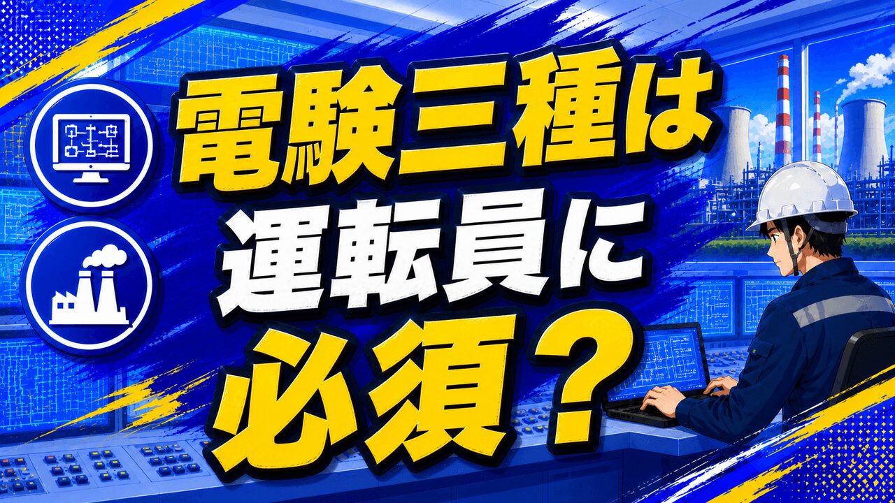 電験三種は発電所運転員に必須かを解説する記事のアイキャッチ